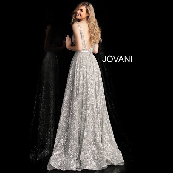 Jovani Dresses Jovani 6255 Glitter Embellished Dress Woverskirt Poshmark